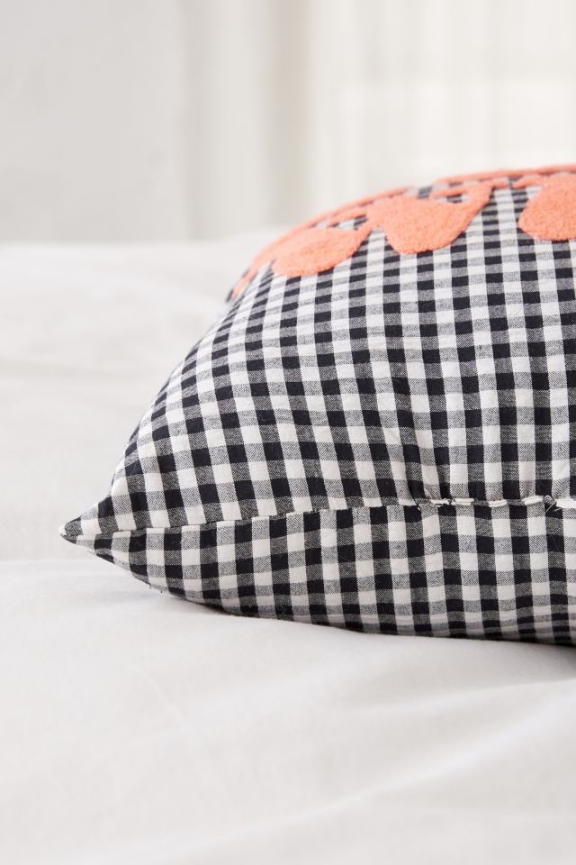Love Wins Gingham Throw Pillow #1