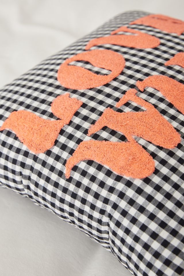 Love Wins Gingham Throw Pillow #2
