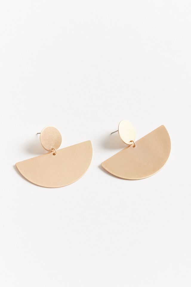 Half Moon Drop Statement Earring #1