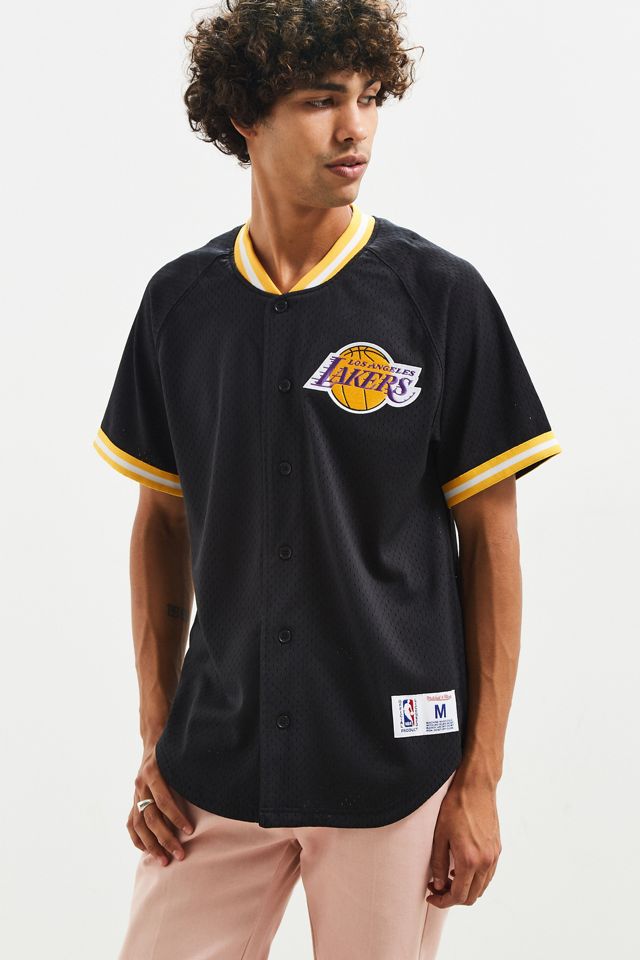 Mitchell & Ness Los Angeles Lakers Button Front Jersey #1