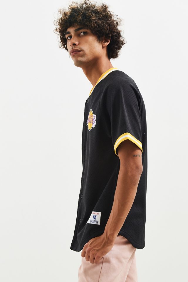 Mitchell & Ness Los Angeles Lakers Button Front Jersey #3