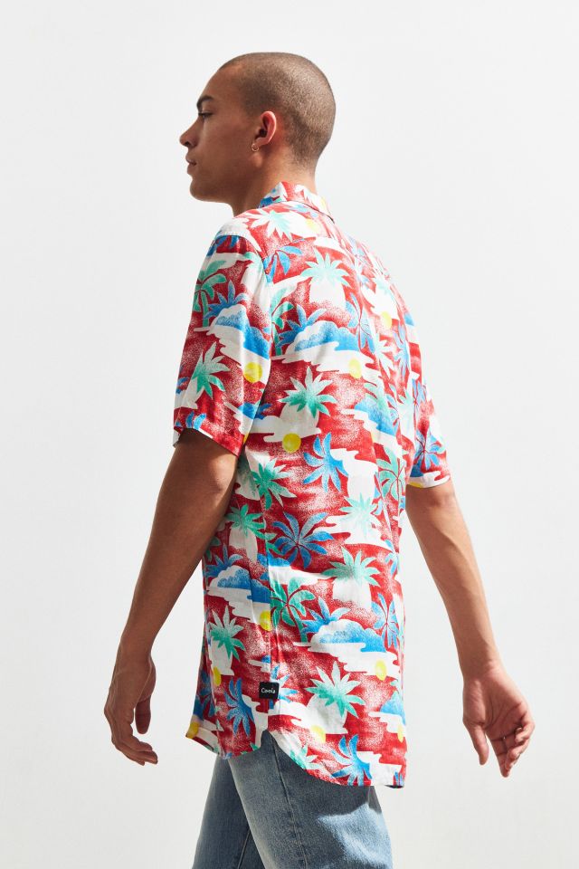Chemise boutonnée à manches courtes en rayonne Aloha Cools Barney #2