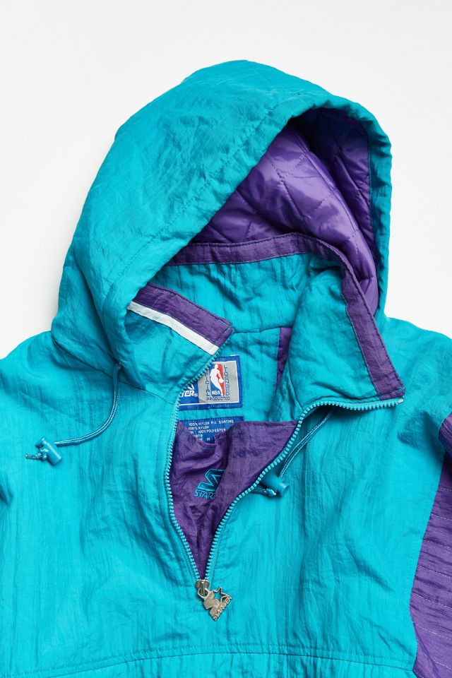 Vintage Starter Charlotte Hornets Anorak Jacket #2