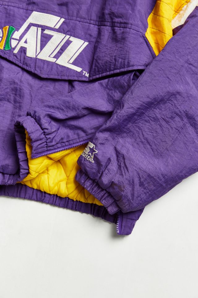 Vintage Starter Utah Jazz Anorak Jacket #2