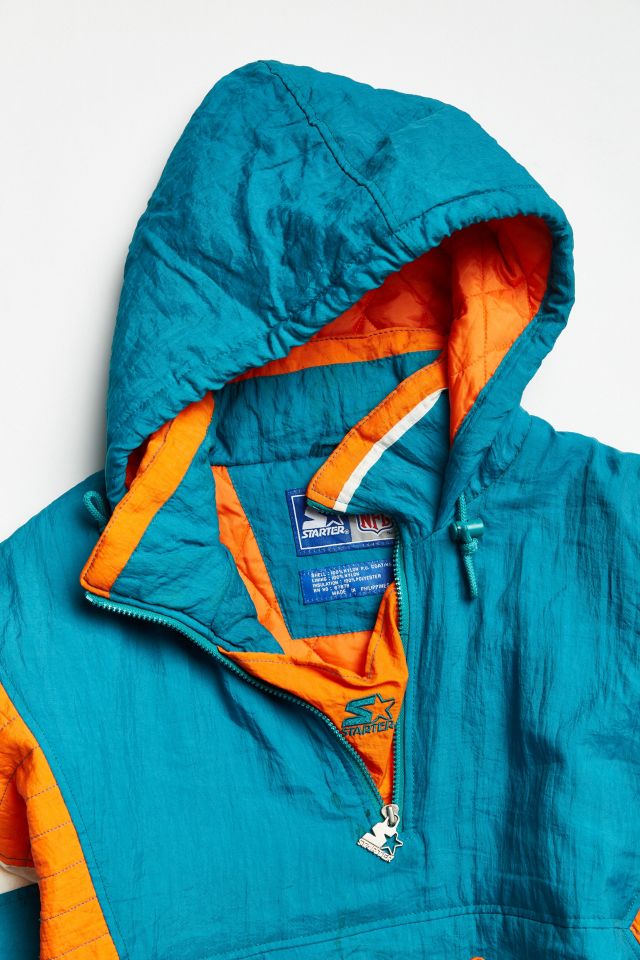 Vintage Starter Miami Dolphins Anorak Jacket | Urban Outfitters