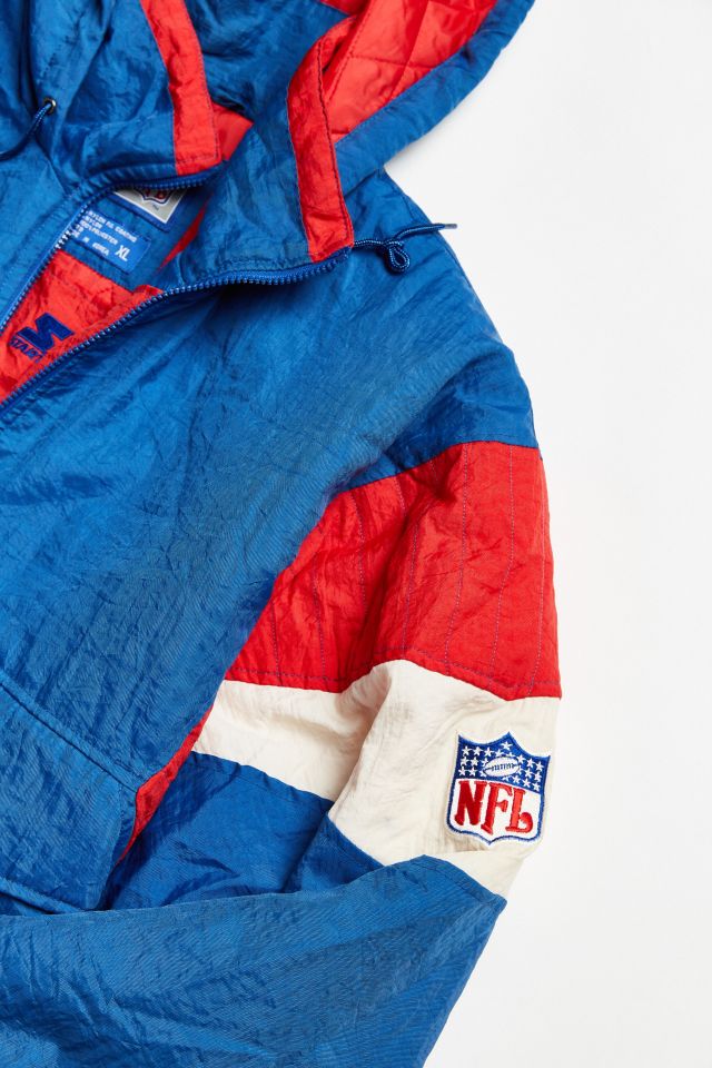 Urban Outfitters Vintage Starter Buffalo Bills Anorak Jacket in Blue