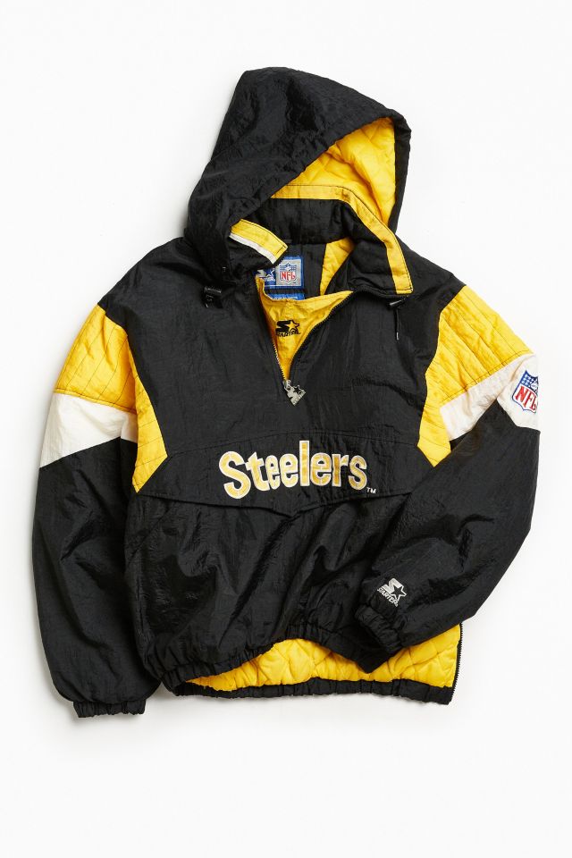 steelers starter pullover jacket