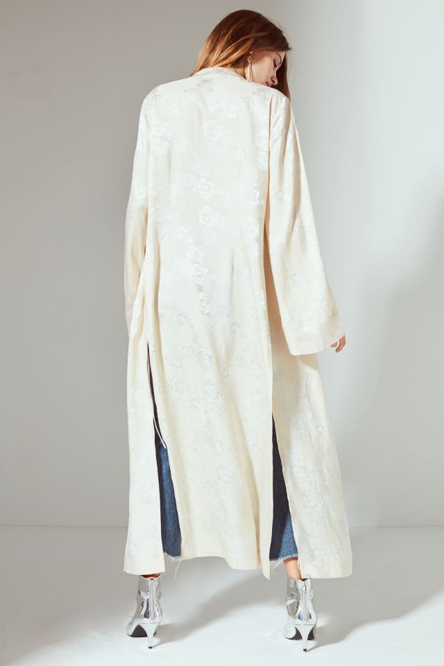 UO Shelly High-Slit Jacquard Kimono #3