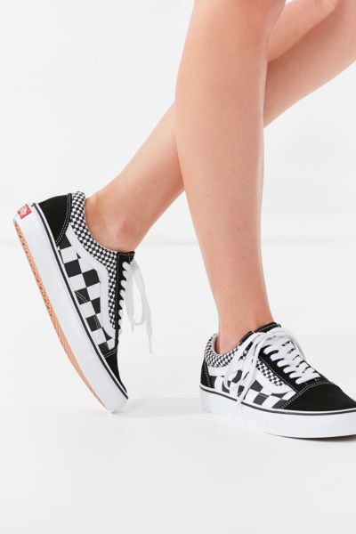 Vans Mix Checkerboard Old Skool Sneaker Urban Outfitters Canada