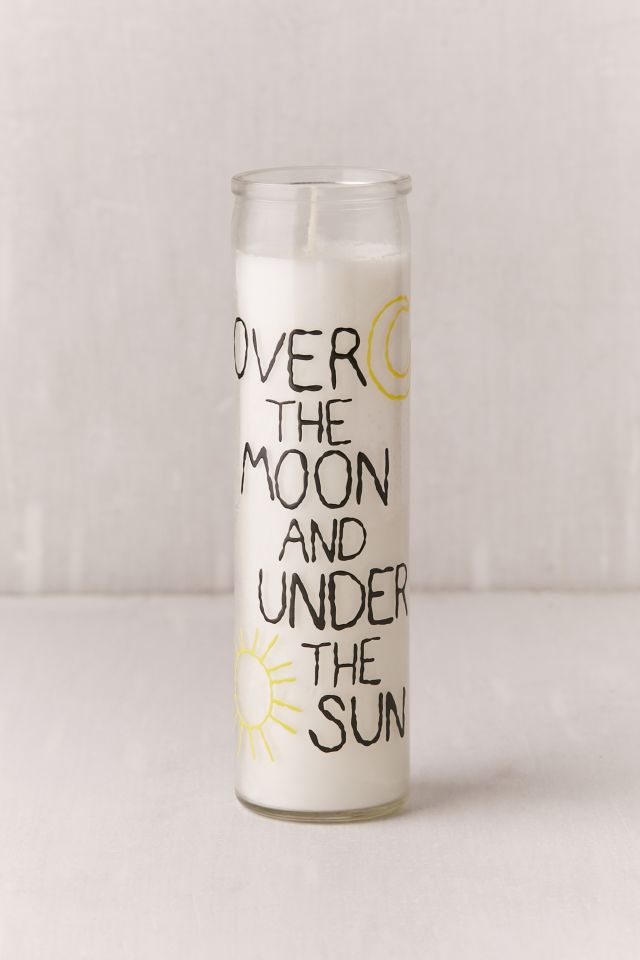 Amber Ibarreche X UO Over The Moon Glass Pillar Candle #1