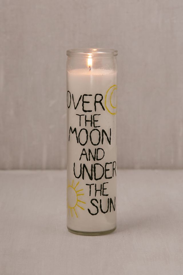 Amber Ibarreche X UO Over The Moon Glass Pillar Candle #3