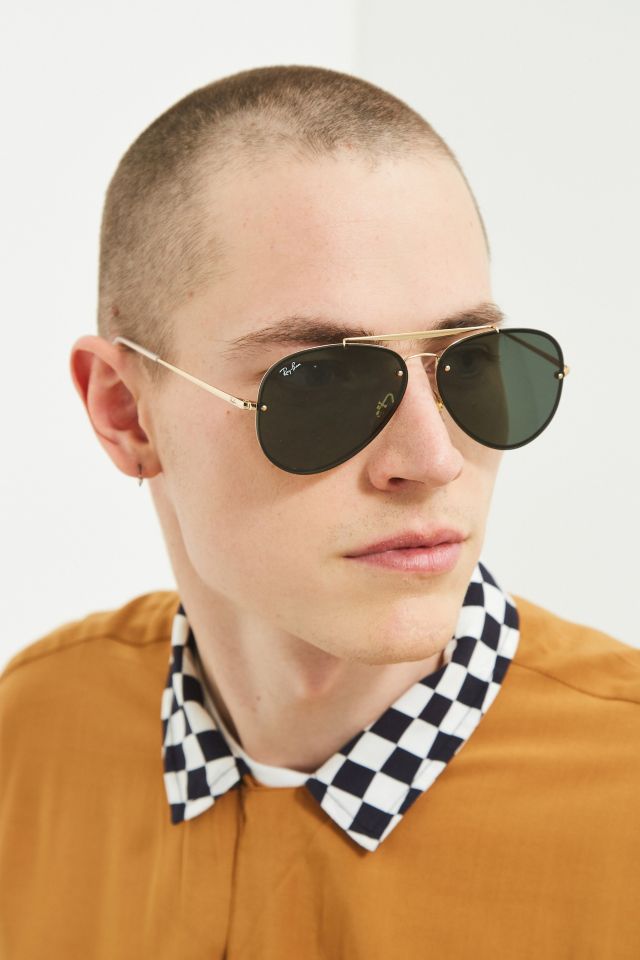 Ray-Ban Blaze Aviator Sunglasses | Urban Outfitters