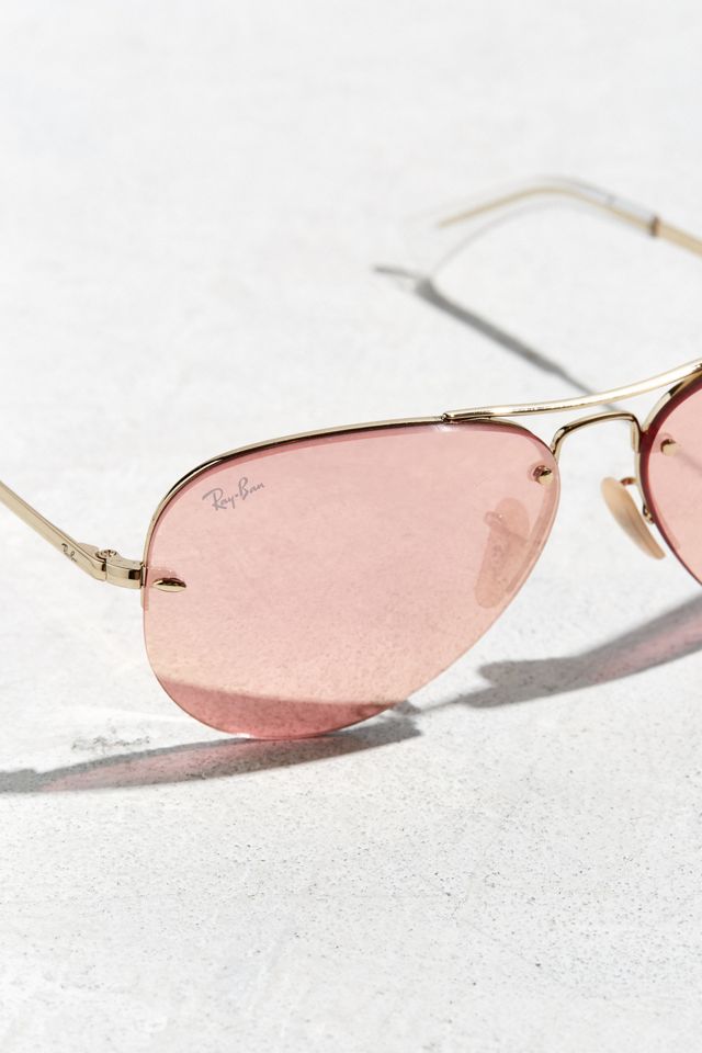 Ray-Ban Rimless Aviator Sunglasses #2