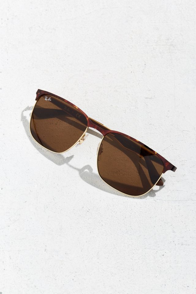 Ray-Ban Havana Clubmaster Sunglasses #4