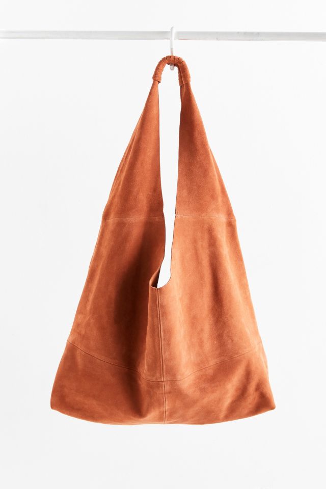 Slouchy Suede Tote Bag #1
