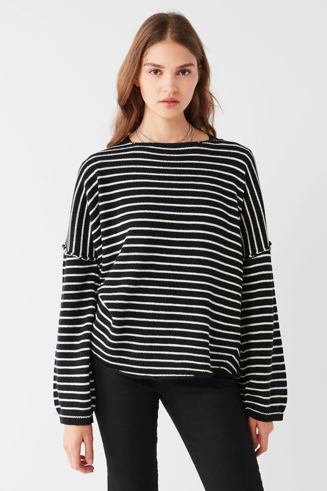 UO Skylar Twisted-Back Sweater #1
