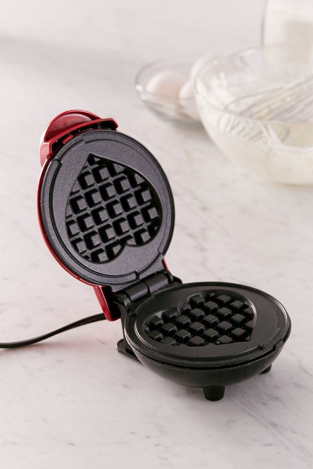 Heart-Shaped Mini Waffle Maker #3