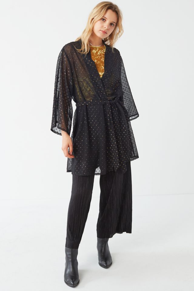 Lurex Polka Dot Kimono #2