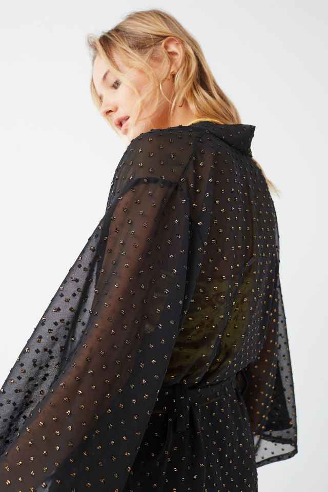 Lurex Polka Dot Kimono #5