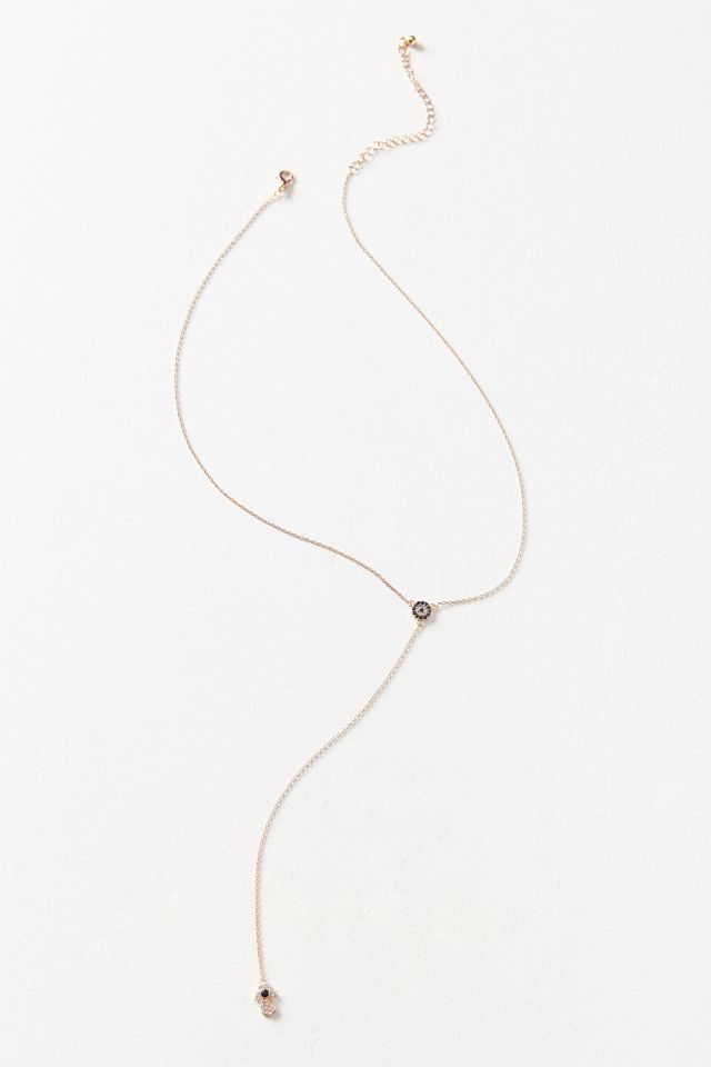Evil Eye Lariat Necklace #2