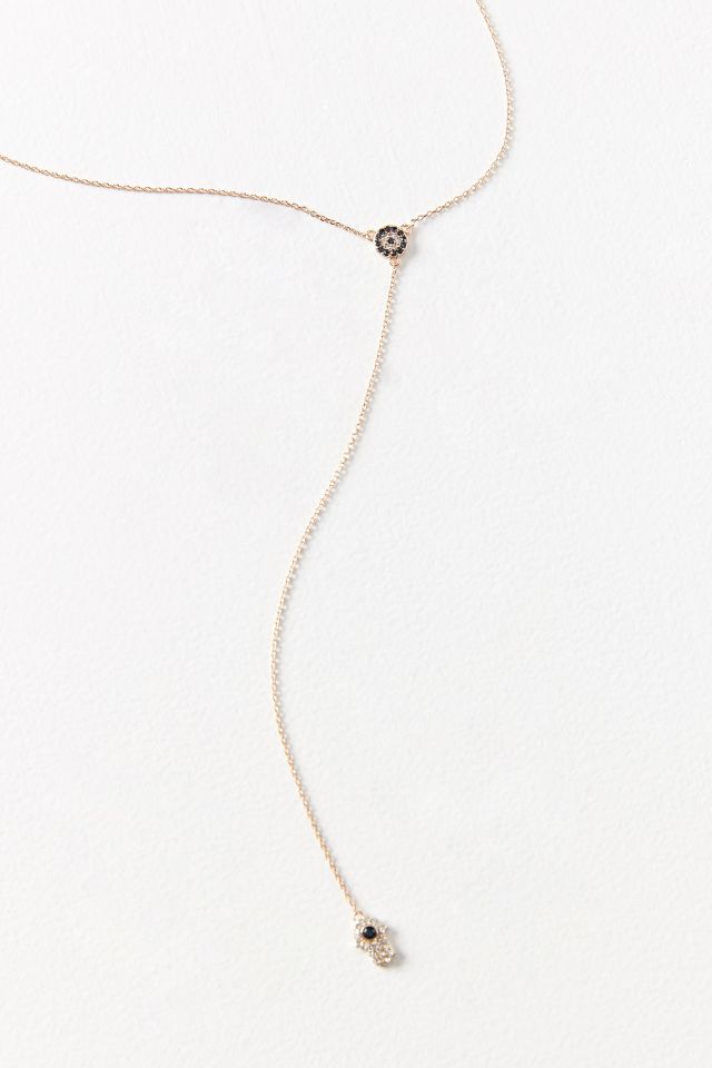 Evil Eye Lariat Necklace #3
