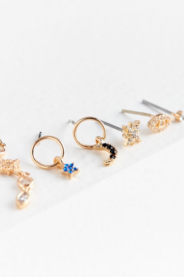 Ensemble de boucles d'oreilles à tige célestes #2