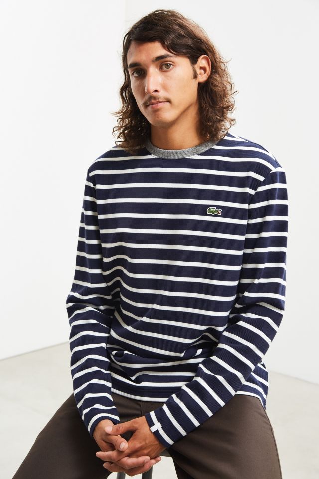 Lacoste striped outlet tee