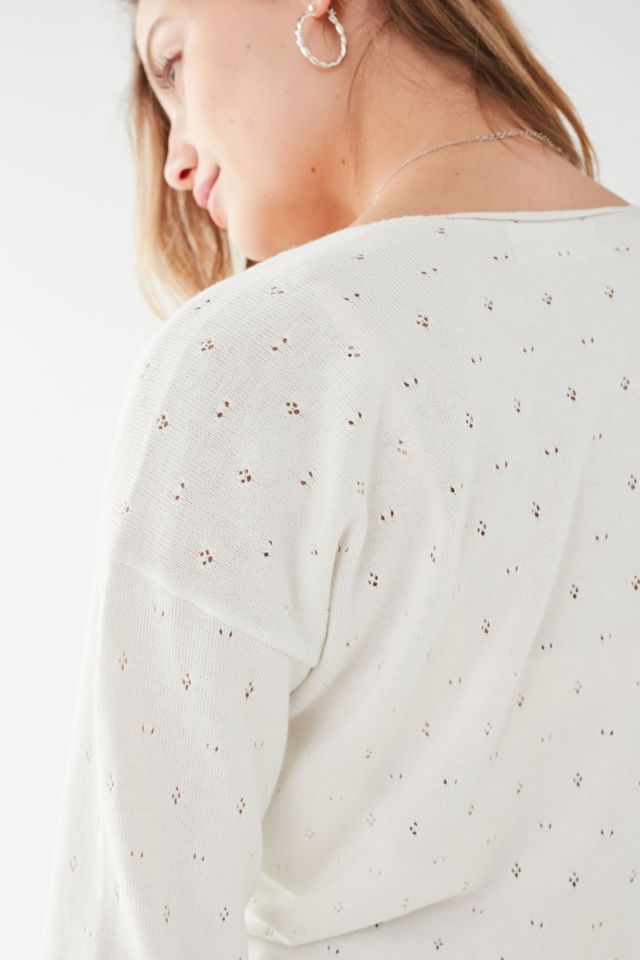 UO Carina Drawstring Ruched Sweater #5