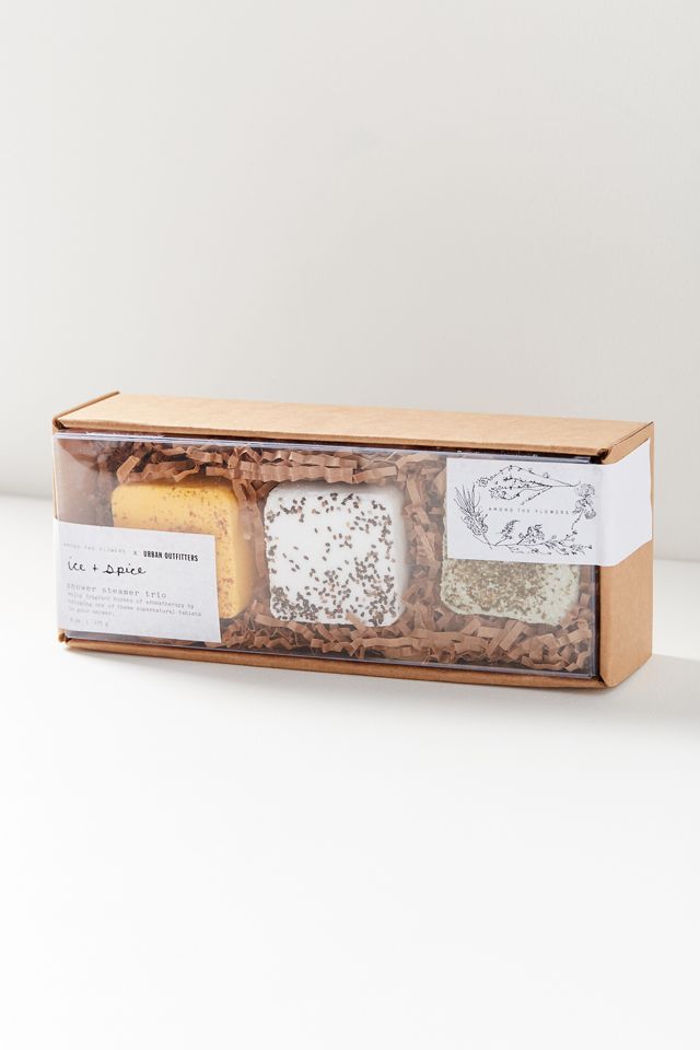 Among The Flowers X UO Ice + Spice Shower Steamer Trio Set #1