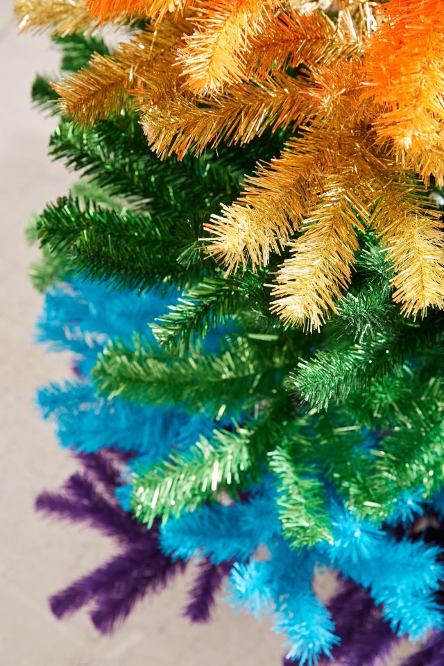 5' Rainbow Faux Christmas Tree #2