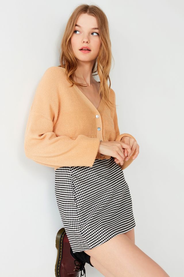 UO Nikki Snap-Button Cardigan #1