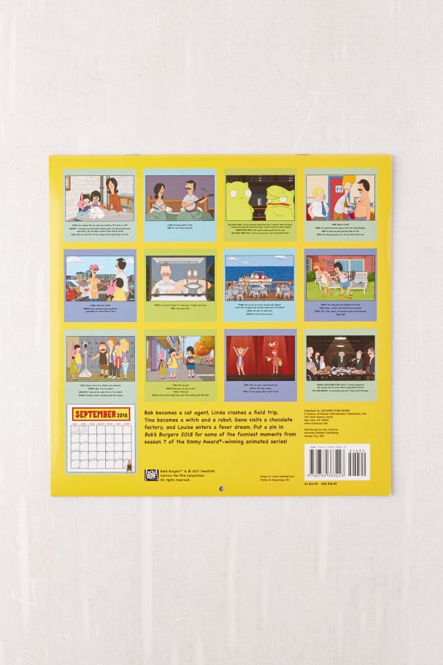 2018 Bob's Burgers 12-Month Wall Calendar #1