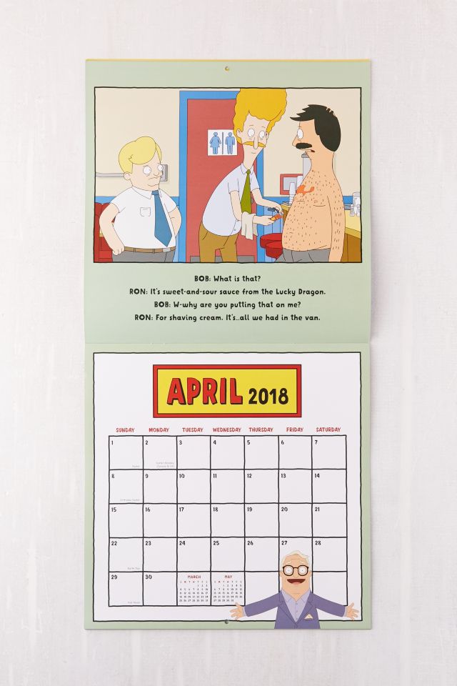 2018 Bob's Burgers 12-Month Wall Calendar #2
