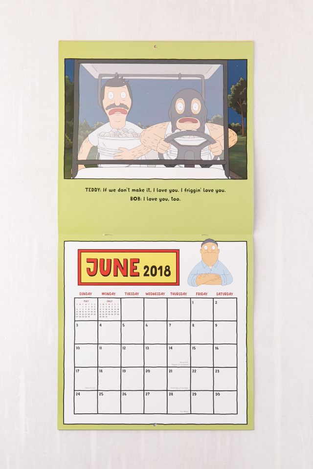 2018 Bob's Burgers 12-Month Wall Calendar #3