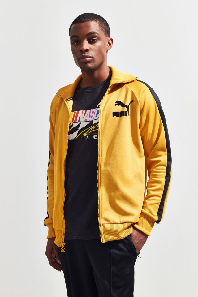 Puma t7 vintage track jacket hot sale in yellow