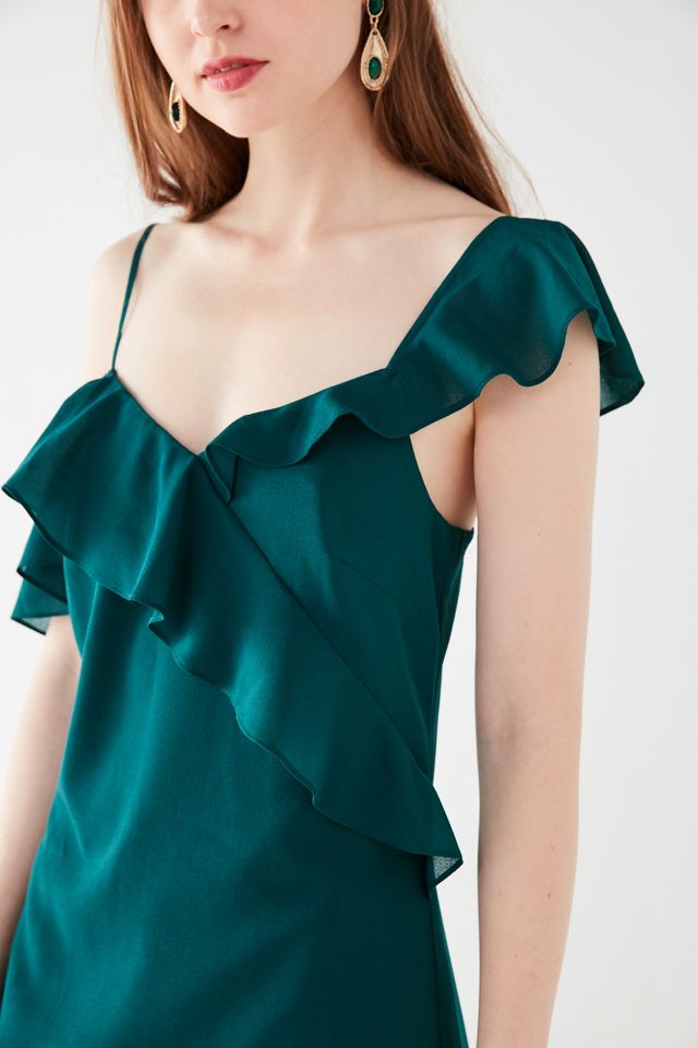 UO Ruffle Crepe Midi Dress #2