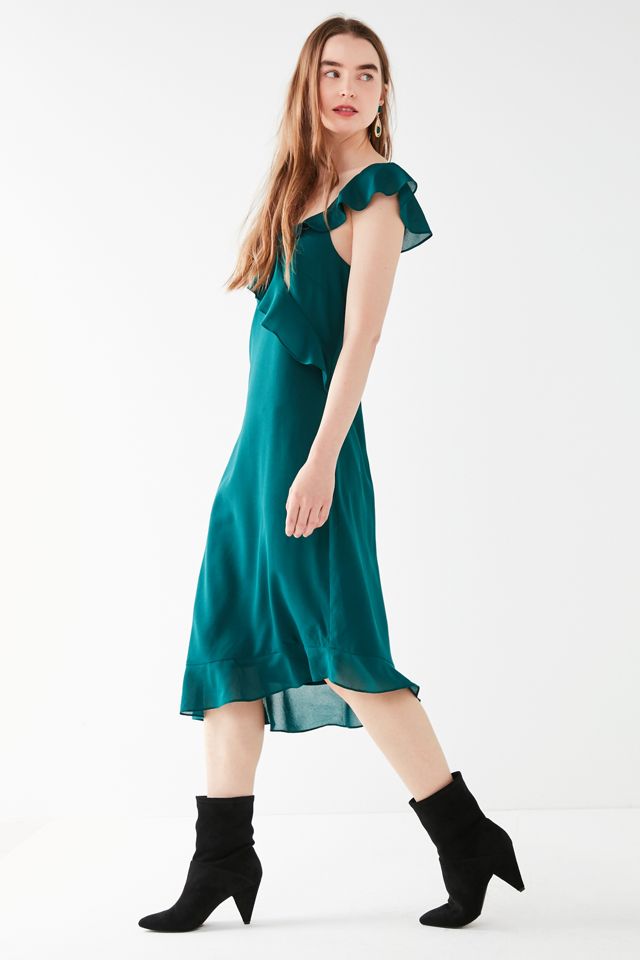 UO Ruffle Crepe Midi Dress #3
