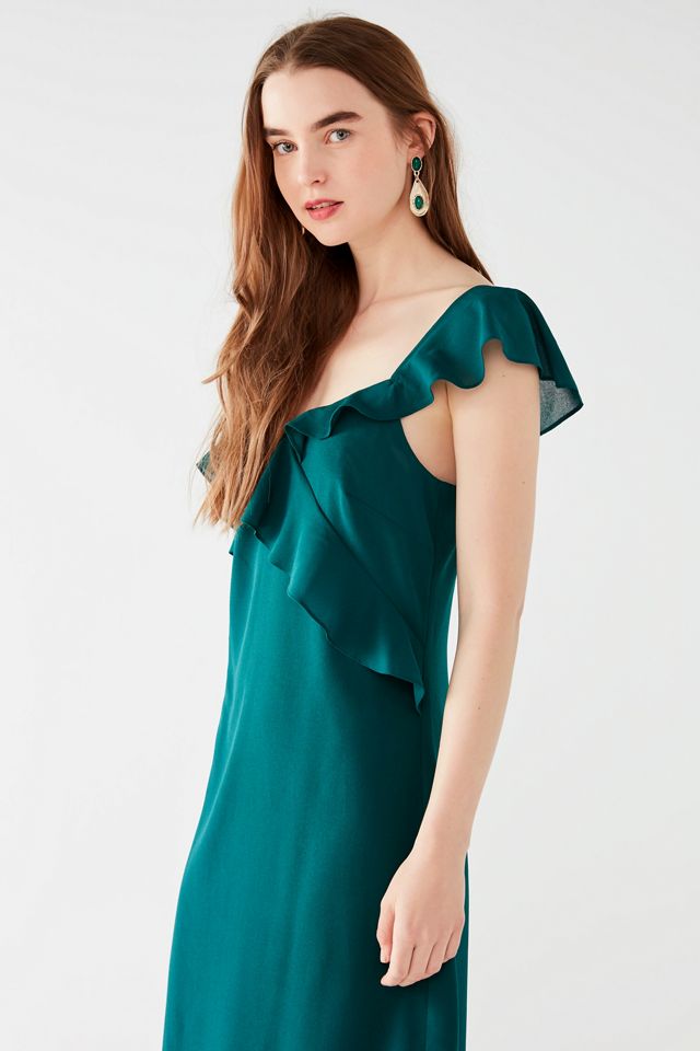 UO Ruffle Crepe Midi Dress #5