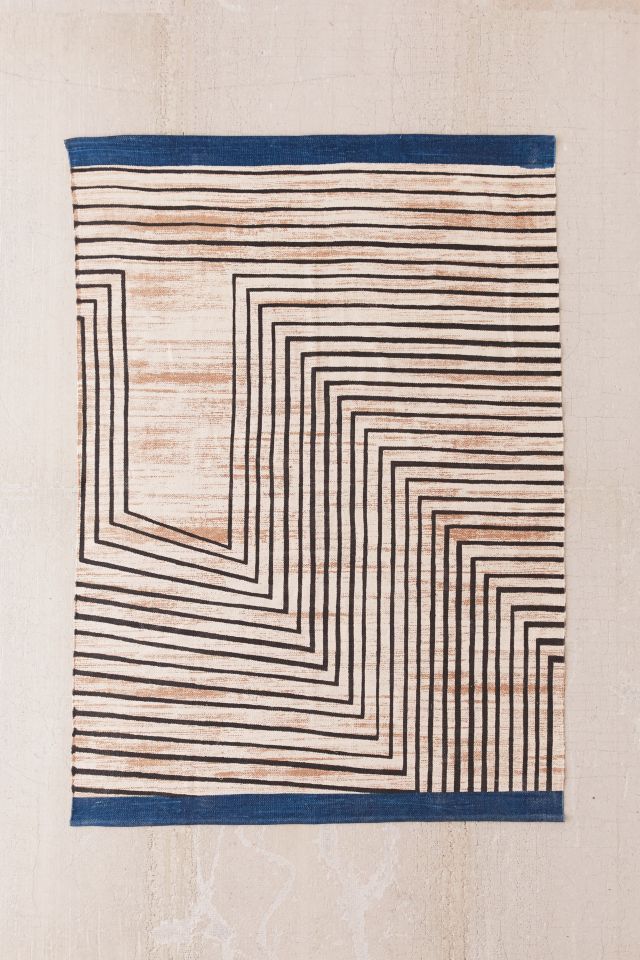 Tapis à imprimé linéaire Leera #1