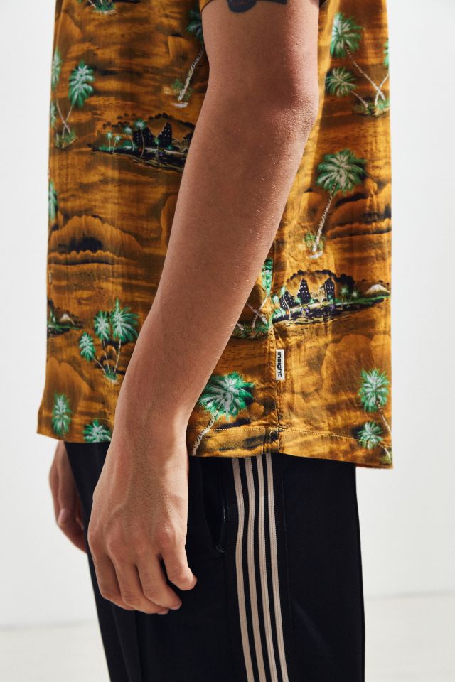 Insight Hotel California Rayon Short Sleeve Button-Down Shirt #4