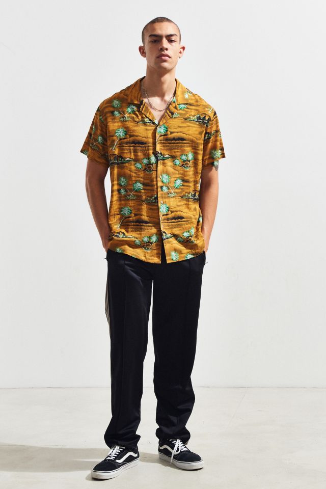Insight Hotel California Rayon Short Sleeve Button-Down Shirt #5