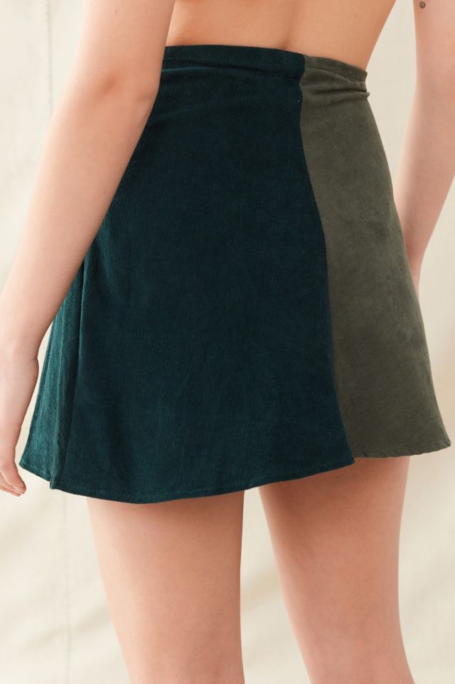 Urban Renewal Remade Corduroy Mini Wrap Skirt #5