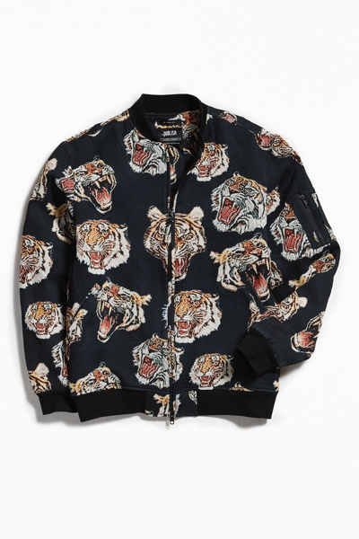 Publish Jeramiah Jacquard Bomber Jacket | Urban Outfitters