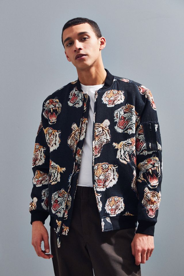 Publish Jeramiah Jacquard Bomber Jacket | Urban Outfitters