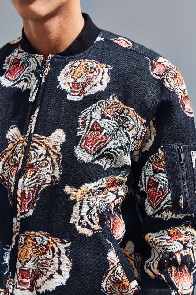 Publish Jeramiah Jacquard Bomber Jacket | Urban Outfitters