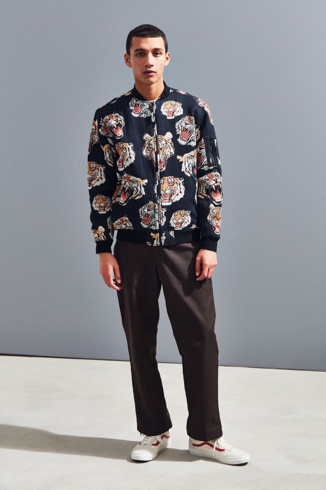 Publish Jeramiah Jacquard Bomber Jacket | Urban Outfitters