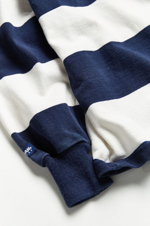 Vintage Barbarian Navy + White Stripe Rugby Shirt #4