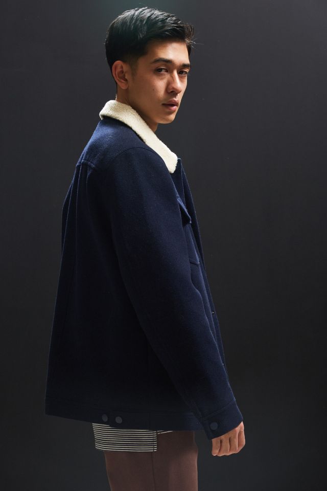 Shore Leave Wool Sherpa Trucker Jacket #2