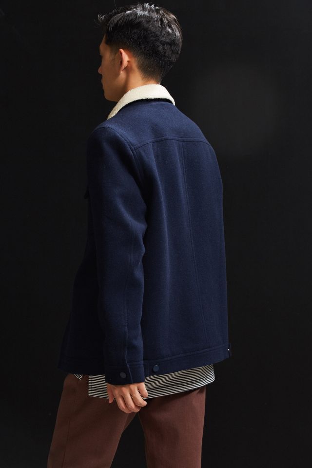 Shore Leave Wool Sherpa Trucker Jacket #3