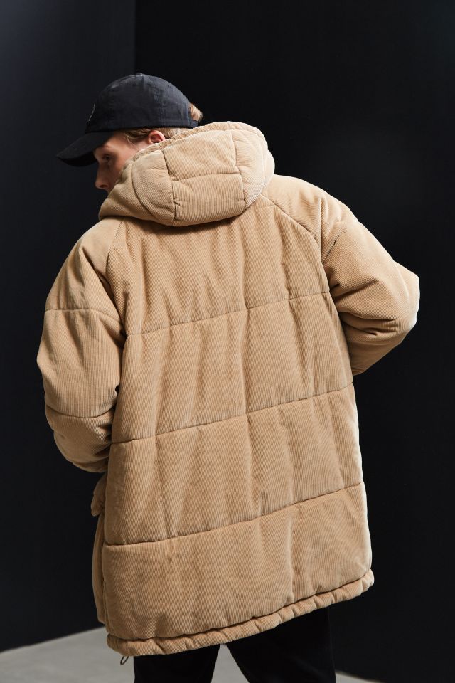UO Longline Corduroy Puffer Jacket #2